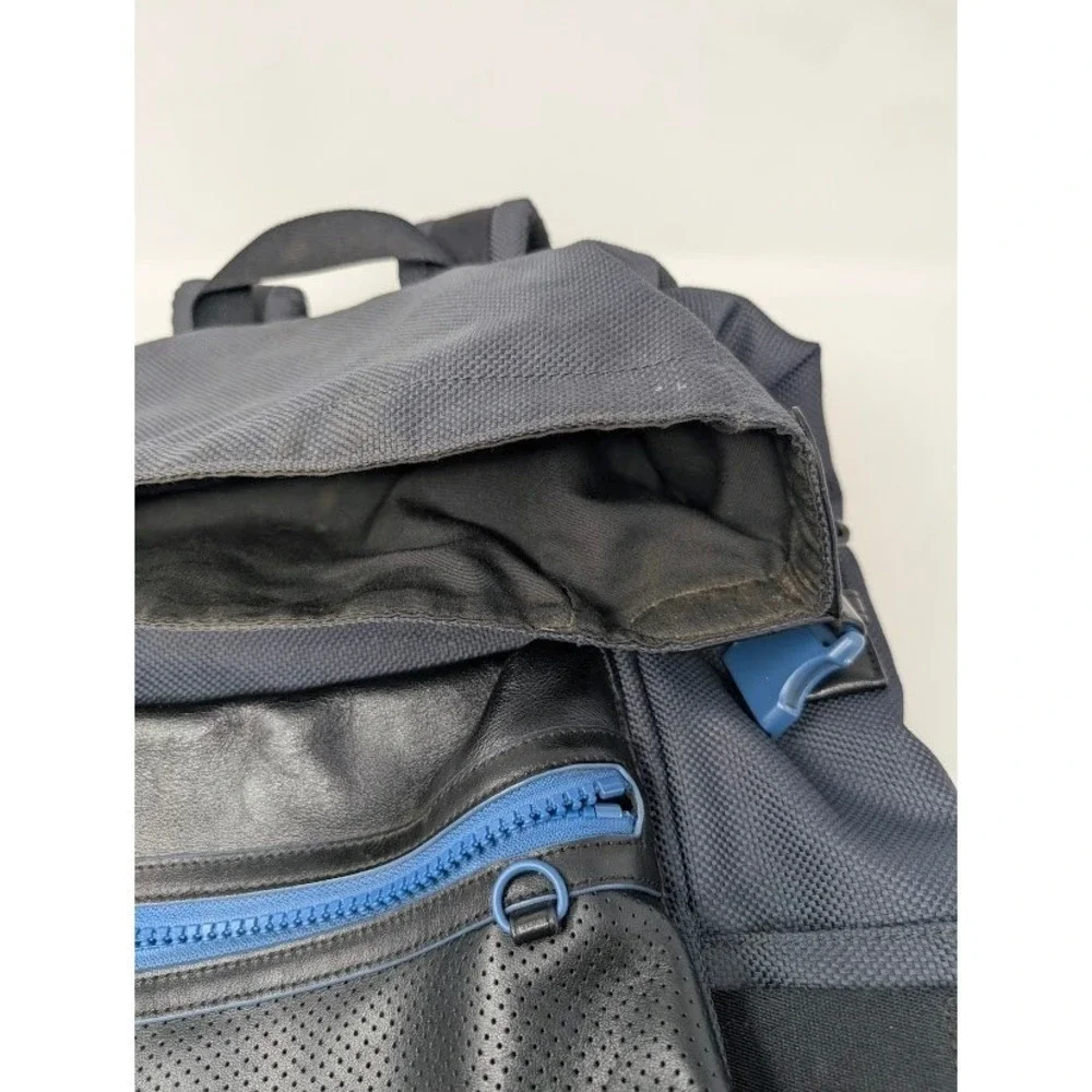 Coach Men's Terrain Roll Top Backpack Black‎ Nylon and leather